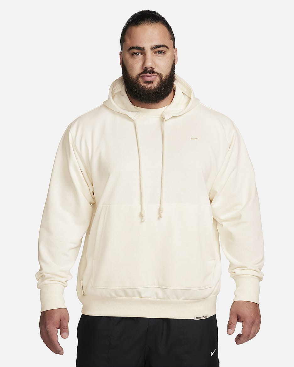 Nike dri fit hoodie white hotsell